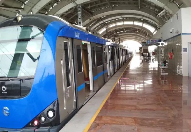 chennai metro trains time extend  
